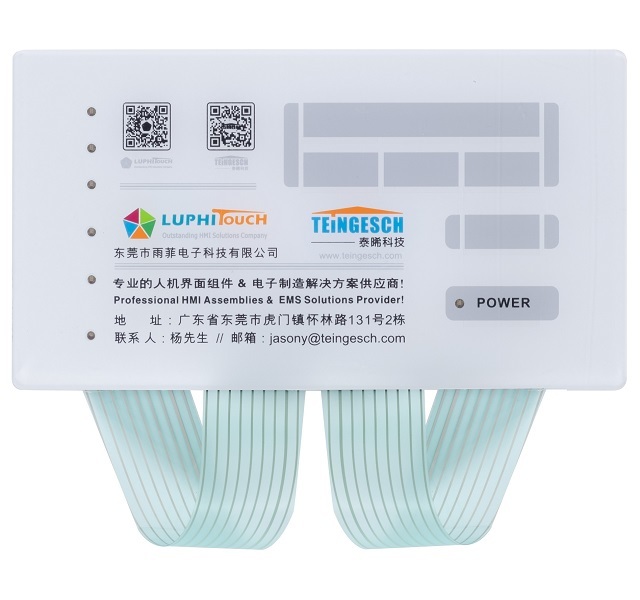 Công tắc màng điện dung mạch polyester IP67 chống nước 0