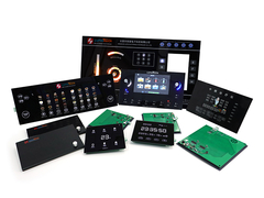 Công tắc màng điện dung Polyester HMI cho thiết bị gia dụng