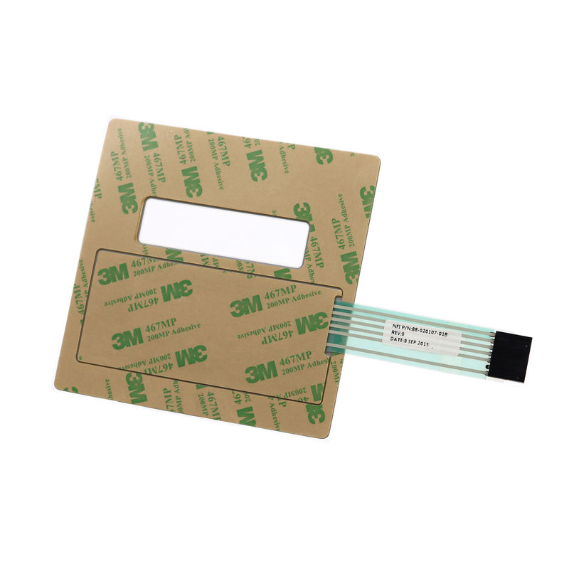 Lực kích hoạt 100-500g Multicolor membrane switch trong yêu cầu của khách hàng